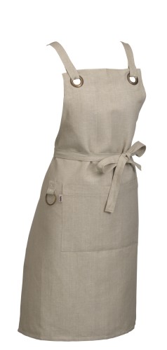 Schürze Puro 55%Baumwolle/45%Leinen natur 85,0x70,0 cm von Kela