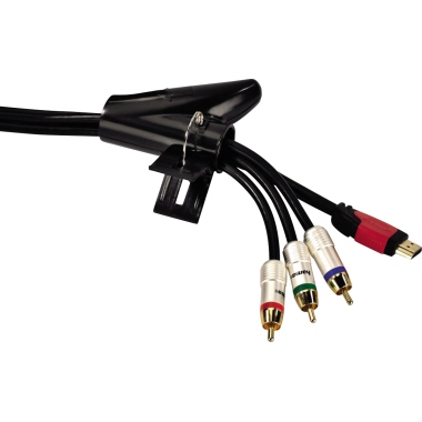 Hama Kabelschlauch 30 mm x 1,5 m (Ø x L) Kunststoff schwarz