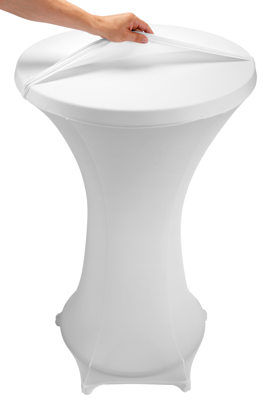 Bartscher Stehtisch-Hussen-Set 700 | Ausgelegtfür: 5-beinige Stehtische ,Fuß-Durchmesser max.700 mm | Maße: 70 x 70 x