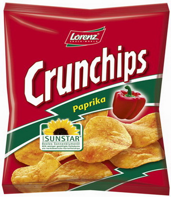 Lorenz Crunchips Paprika 25G