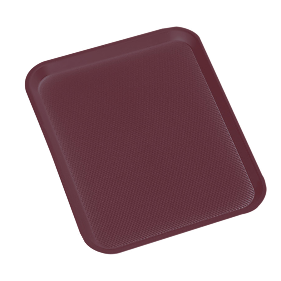 ARAVEN Fast Food-Tablett 458x355mm aus Polypropylen zum Servieren von Speisen, braun