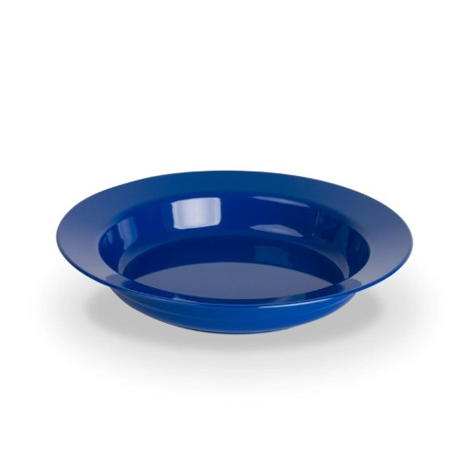 Teller tief 19 cm, blau, Höhe: 3,4 cm besteht aus Polycarbonat