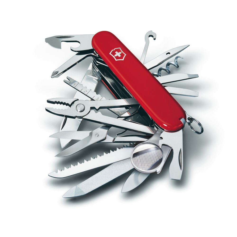 Victorinox Offiziersmesser, SwissChamp, rot