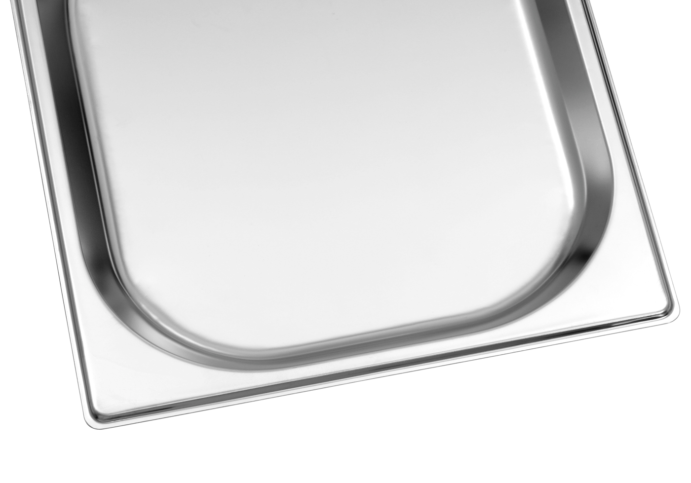 Bartscher GN-Behälter, 1/2, T20 | Ausführung:Ohne Perforation | Maße: 32,5 x 26,5 x 2,0 cm.Gewicht: 0,45 kg