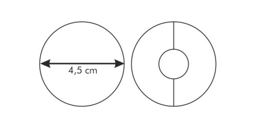 Linzer DELÍCIA ø 4,5 cm