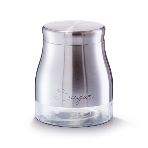 Zeller Vorratsglas Sugar, 900ml, Edelstahl