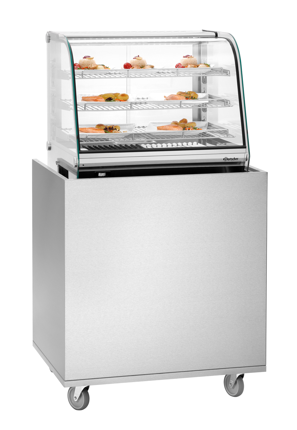 Bartscher Snackpoint 200 | AnzahlEinstellnischen: 1 | Maße: 80 x 60 x 122,5 cm.Gewicht: 42,3 kg