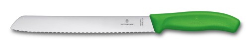 Victorinox SwissClassic, Brotmesser, Wellenschliff, 21 cm, grün, Blister