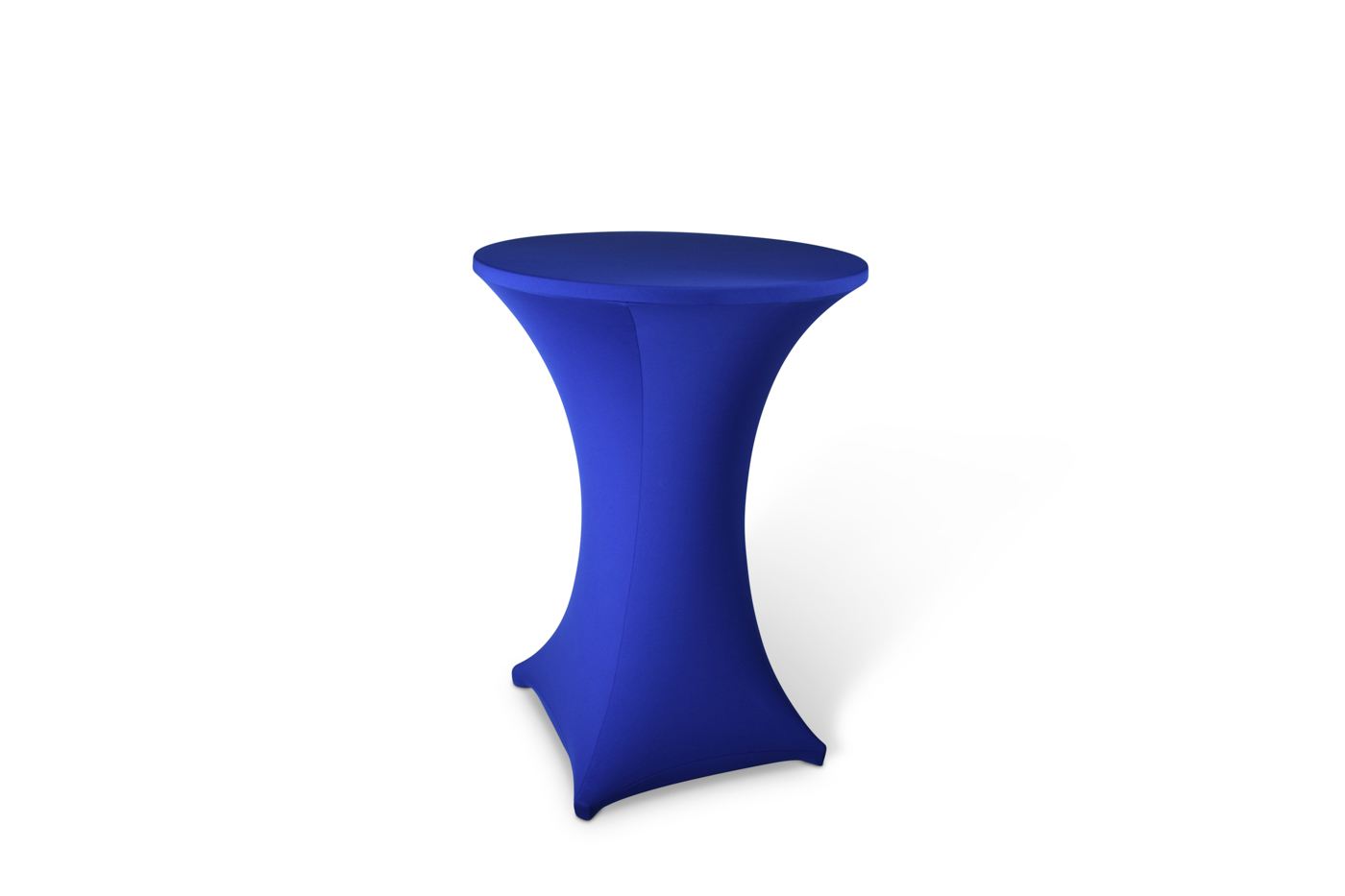 Stretch-Stehtischhusse MARS, Farbe: dunkelblau, Durchmesser: 70-75 cm, incl. Topcover, 210 g/qm, Material: 10% Elastan, 90% Polyester