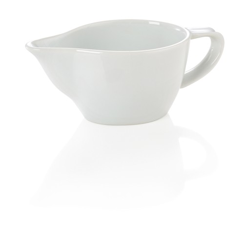 Sauciere. Porzellan. Maße: 15 x 7,5 x 6 LxBxH.