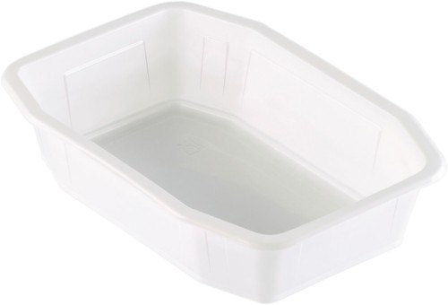 Duni PP-Schale HMR 215 x 148 x 50 mm Weiß ungeteilt, 312 Stk/Krt (1 x 312 Stk)