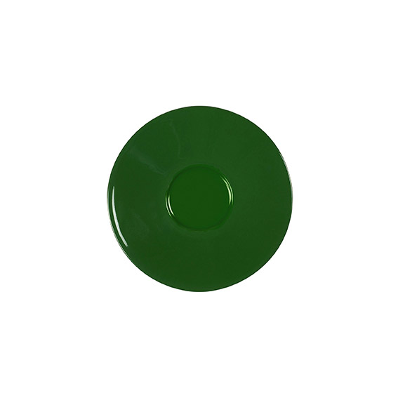 Untere zu 4881 14,5 cm - Form: Table Selection -, Dekor 79174 dunkelgrün - aus Porzellan., Hersteller: Eschenbach. "Made in Germany".