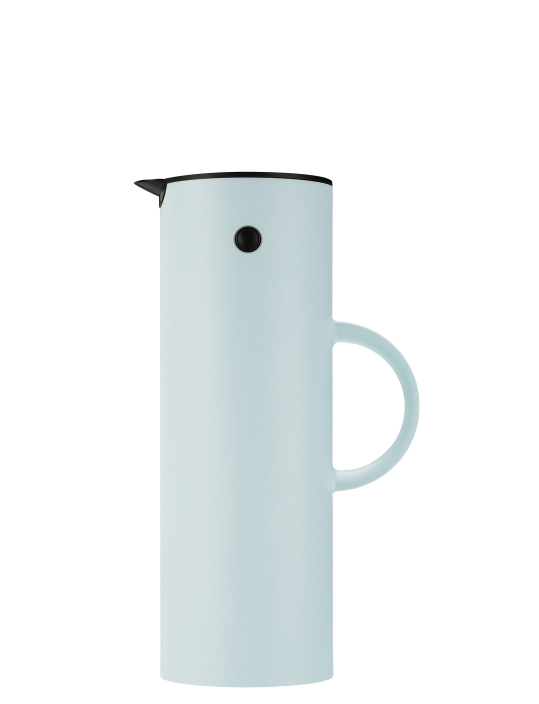 EM77 Isolierkanne 1 l. soft ice blue - Maße: 10,5 x 17 x 30 cm - von Stelton