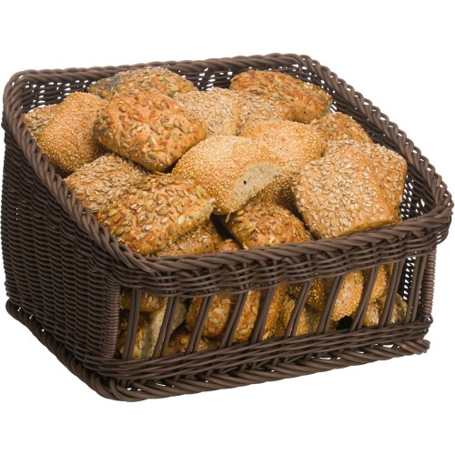 Westmark Präsentationskorb eckig, 40 x 40 x 16/27 cm, braun