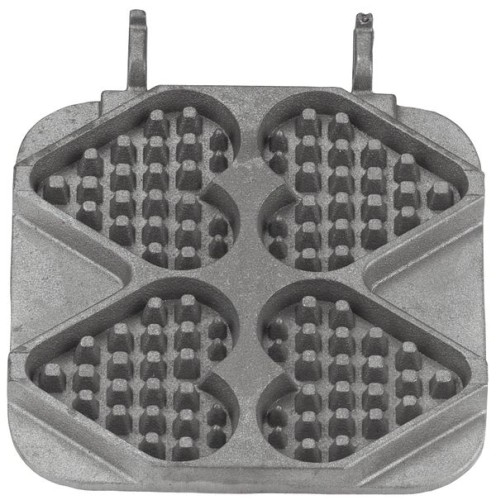 NEUMÄRKER Herz am Stiel Backplattensatz für Backsystem unbeschichteter Grauguss