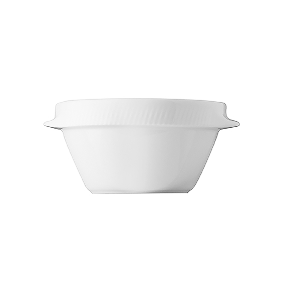 Suppenschale 0,30 l mit 2 Griffen - Form: Swing Time GV - weiss - aus Porzellan. Hersteller: