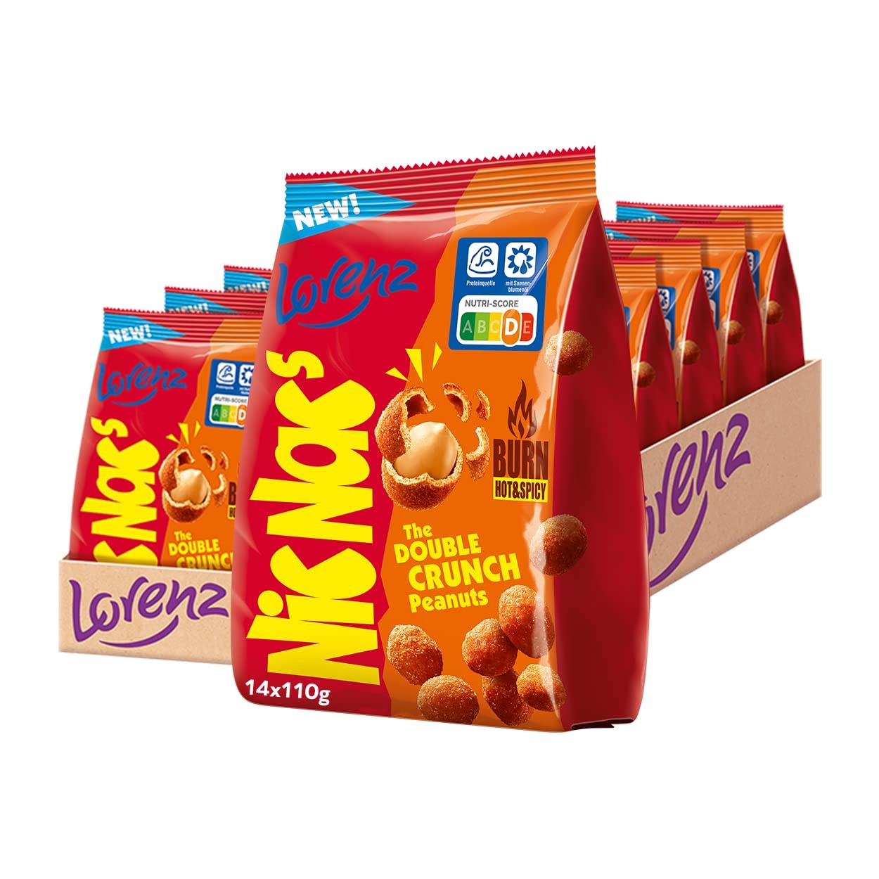 Lorenz Nic Nac's Burn Hot & Spicy 110G