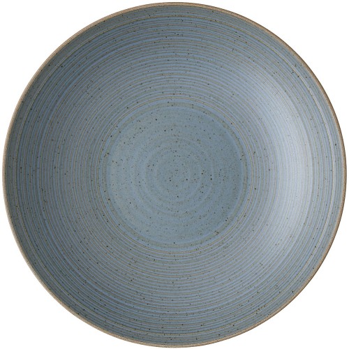 Thomas Nature Water (blau), Teller tief 28 cm, aus Steinzeug - spülmaschinengeeignet