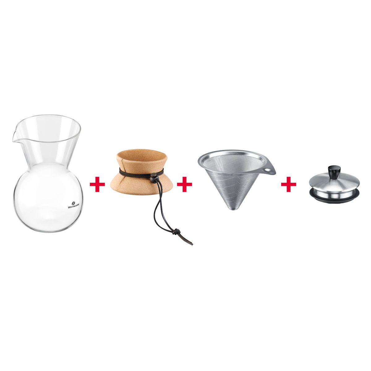 Kaffee-Bereiter mit Filter und Deckel »Brasilia«, 500 ml