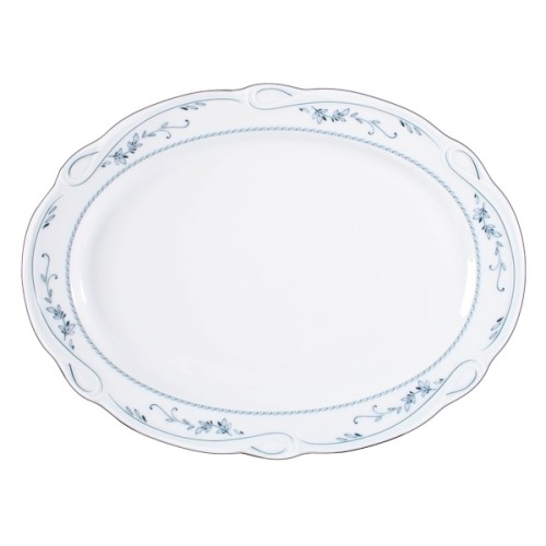 Seltmann Platte oval 31 cm, Form: Desiree, Dekor: 44935 Aalborg