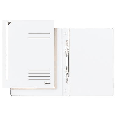 Leitz Spiralhefter DIN A4 300g/m mit Beschriftungsfeld 100  Primärkarton weiß