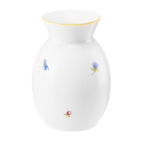 Seltmann Leuchter, rund, Form: Community, Dekor: 57387 Streublume gelbe Linie, hohe Kantenschlagfestigkeit, Made in Germany