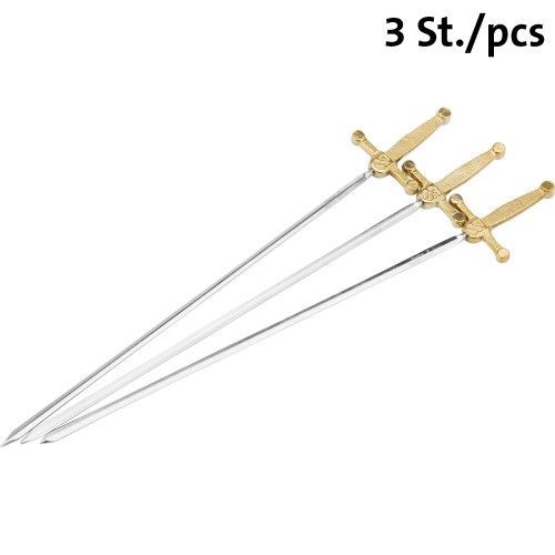 Westmark 3 Schaschlikspieße »Schwert«, 32 cm