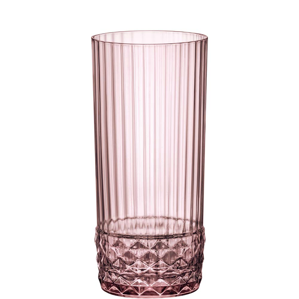 Bormioli Rocco America 20s Lila Cooler Longdrink 49cl, durchgefärbt, lila, Glas