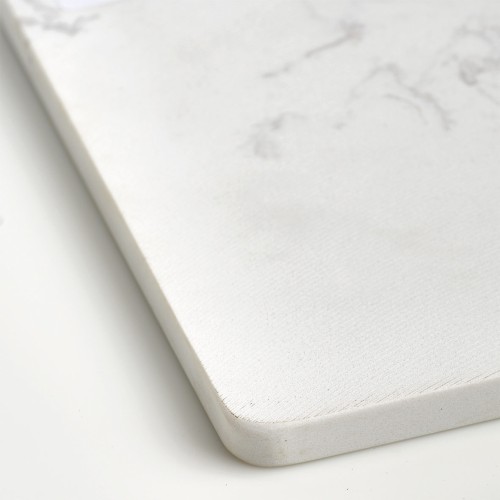 Servierplatte, eckig, Marmor. Länge: 280 mm. Breite: 180 mm. Höhe: 10 mm