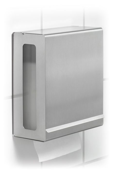 Blomus NEXIO Papiertuchspender Farbe : silber matt Maße: 27x13x30,5cm (LxBxH) inkl. Befestigungsmaterial