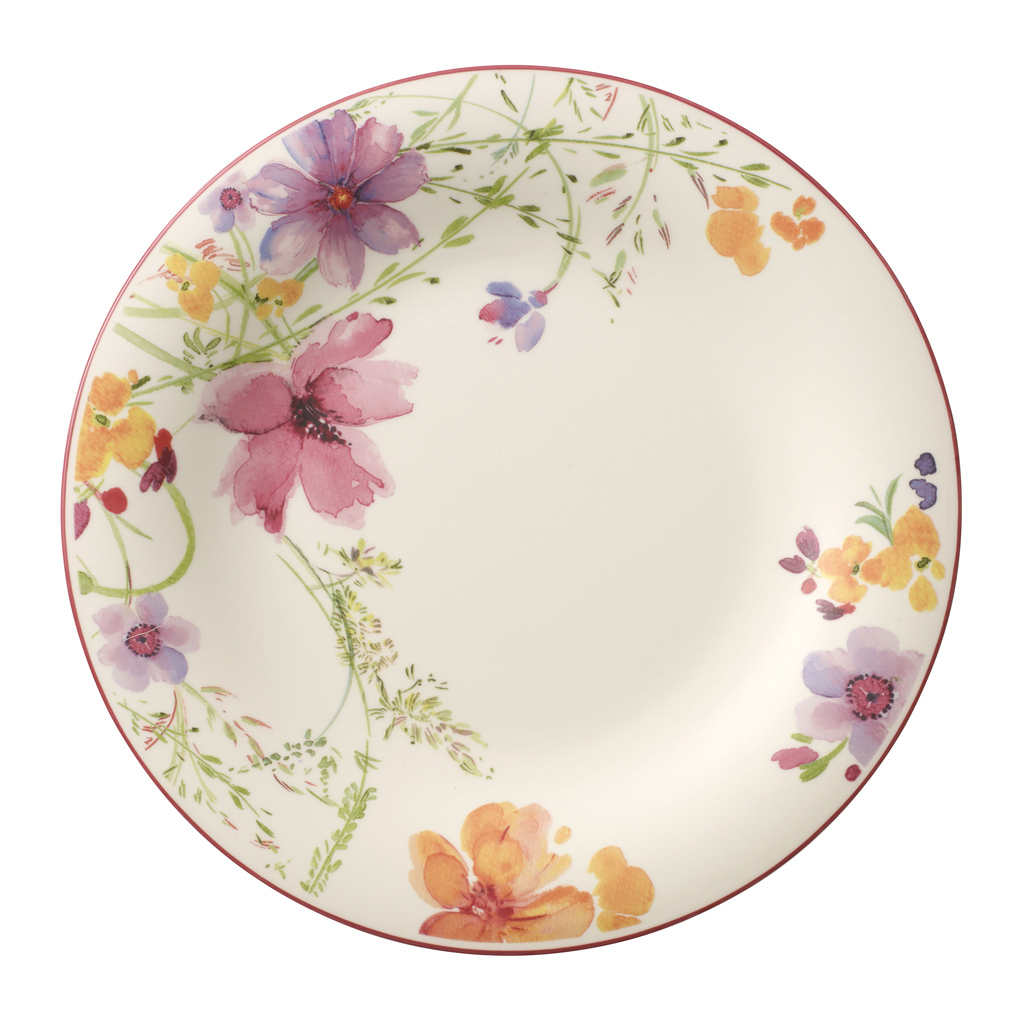 Villeroy und Boch Gourmetteller rund - Maße: 30 x 30 x 2,5 cm / Ser.: Mariefleur Basic
