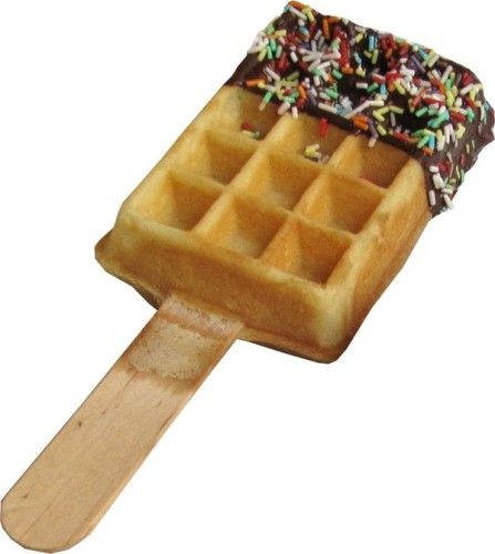 NEUMÄRKER Waffeleisen Rahmwaffel am Stiel mit Digitaltimer, Backplatten Grauguss 310x340x250 mm