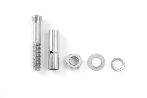 Aschenbecher, Edelstahl, zur Wandmontage. Sehr robustes Design, einfach an Wänden zu montieren.