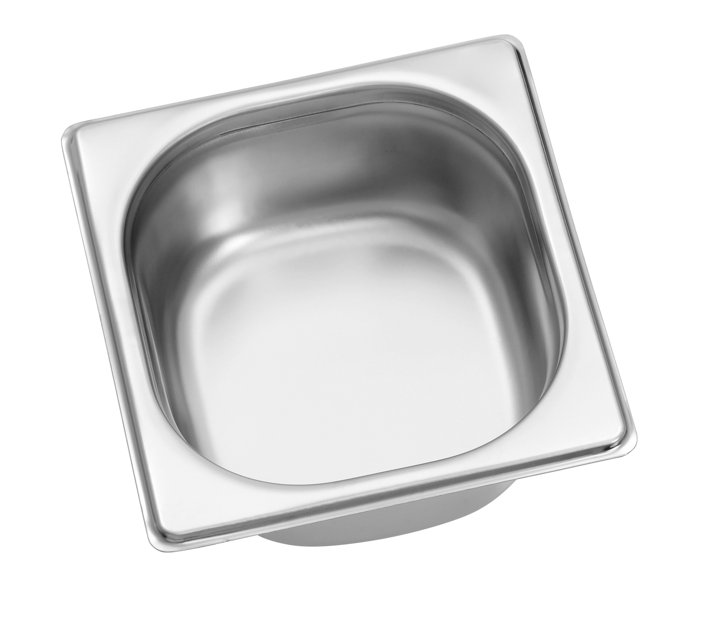 Bartscher GN-Behälter, 1/6, T65 | Ausführung:Ohne Perforation | Maße: 17,6 x 16,2 x 6,5 cm.Gewicht: 0,2 kg