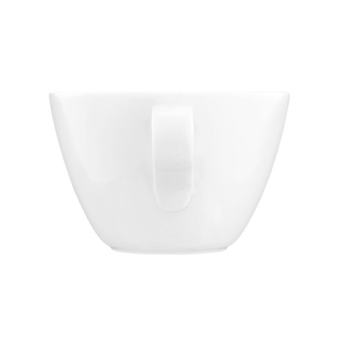 Seltmann Milchkaffeeobertasse 0,37 l, rund, Form: Life, weiss5015 Amber Gold, hohe Kantenschlagfestigkeit, Made in Germany