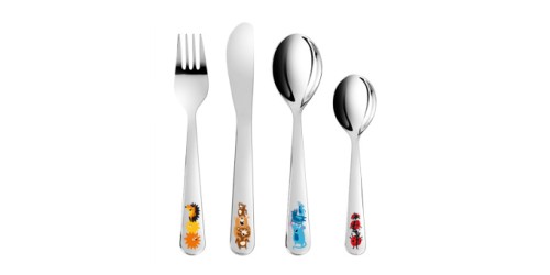 Kinderbesteck BAMBINI, lustige Tiere, 4 St.