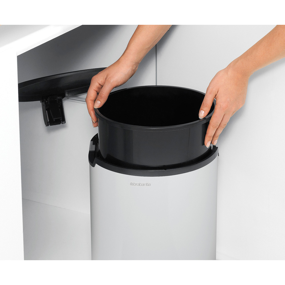 Brabantia Einbaueimer Built-in Bin 15 L rechteckig mit Kunststoffeinsatz White