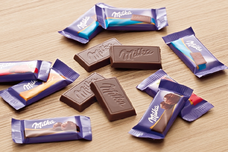 Milka Naps Mix Schokolade, Klarsichtdose 1.000G