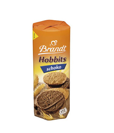 Brandt Hobbits schokoalde Inhalt 265g.