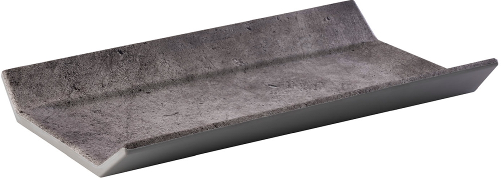GN 1/3 Tablett -ELEMENT- 32,5 x 17,6 cm, H: 3,5 cm Melamin Fabe: Betonoptik spülmaschinengeeignet stapelbar nicht