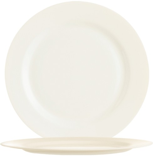 Intensity Uni Teller flach 24cm * - cremeweiß - ZENIX by Arcoroc