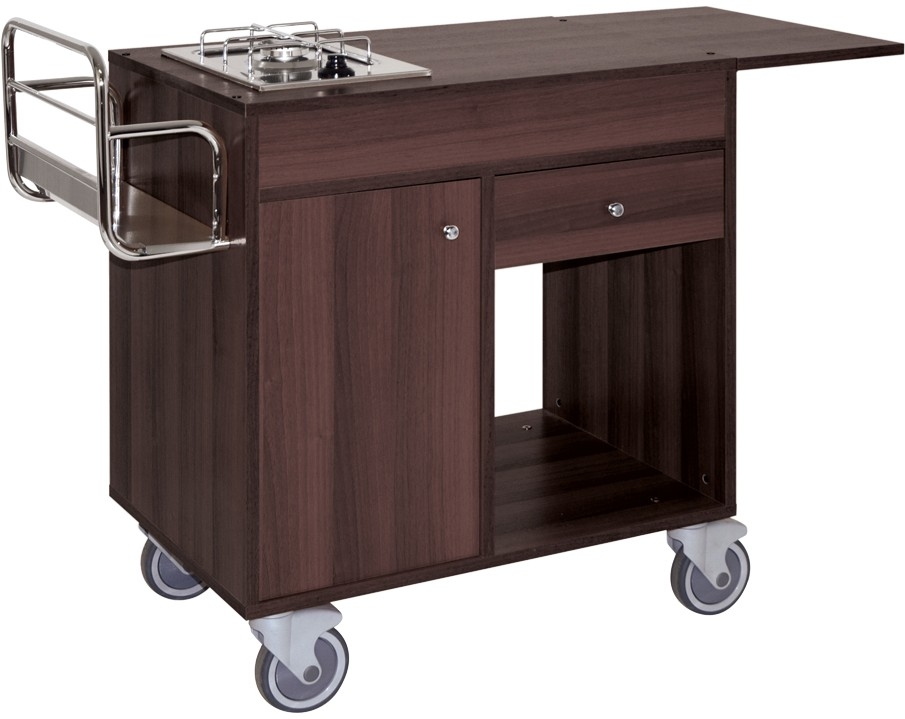 ETERNASOLID® Flambierwagen VULCANO - Wengé