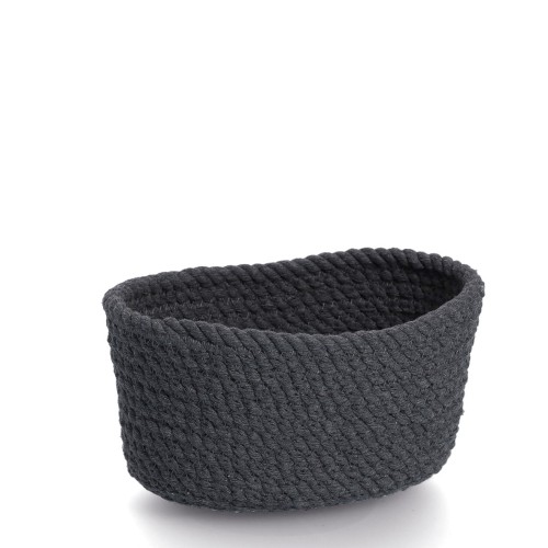 Aufbewahrungskorb-Set, 3-tlg., Baumwolle. Länge: 250 mm. Breite: 170 mm. Höhe: 130 mm