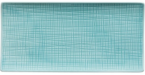 Rosenthal Mesh Aqua Platte flach 26x13cm