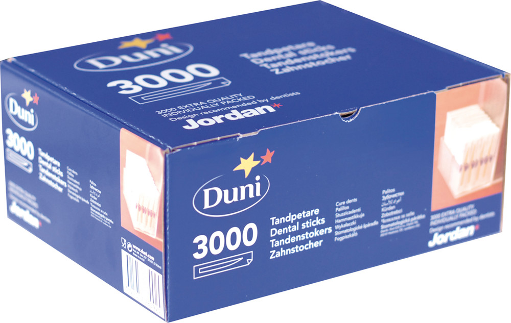 DUNI Zahnstocher 3x3000 Stück 3.000 Stück