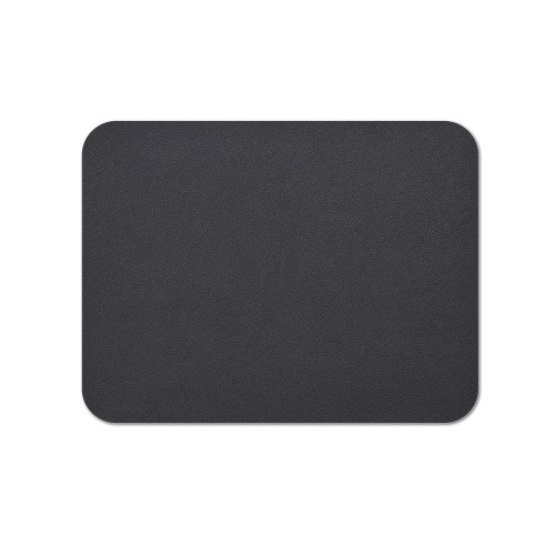 Mousepad, Kunstleder, schwarz / Maße: 27x21 cm