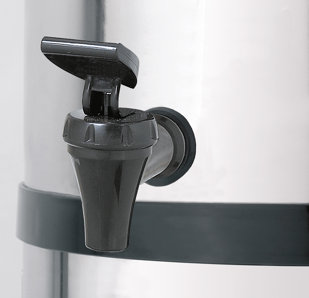 Bartscher Glühweintopf "Multitherm", 20L |Steuerung: Elektronisch ,Knebel | Maße: 35,5 x 35x 61,0 cm. Gewicht: 4,7 kg