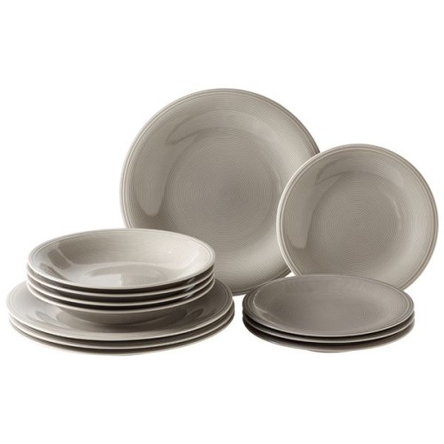 Villeroy & Boch Color Loop Stone Starter Teller Set 12-teilig