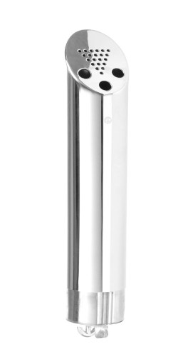 Standaschenbecher, Edelstahl, Säulenmodell. Sehr robustes Design. Kann sowohl am Boden