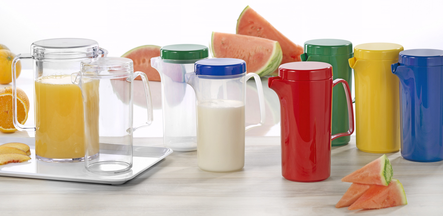 Kinderzeug Kanne LUKAS 0,6 l transluzent mit farbigem Deckel, grün